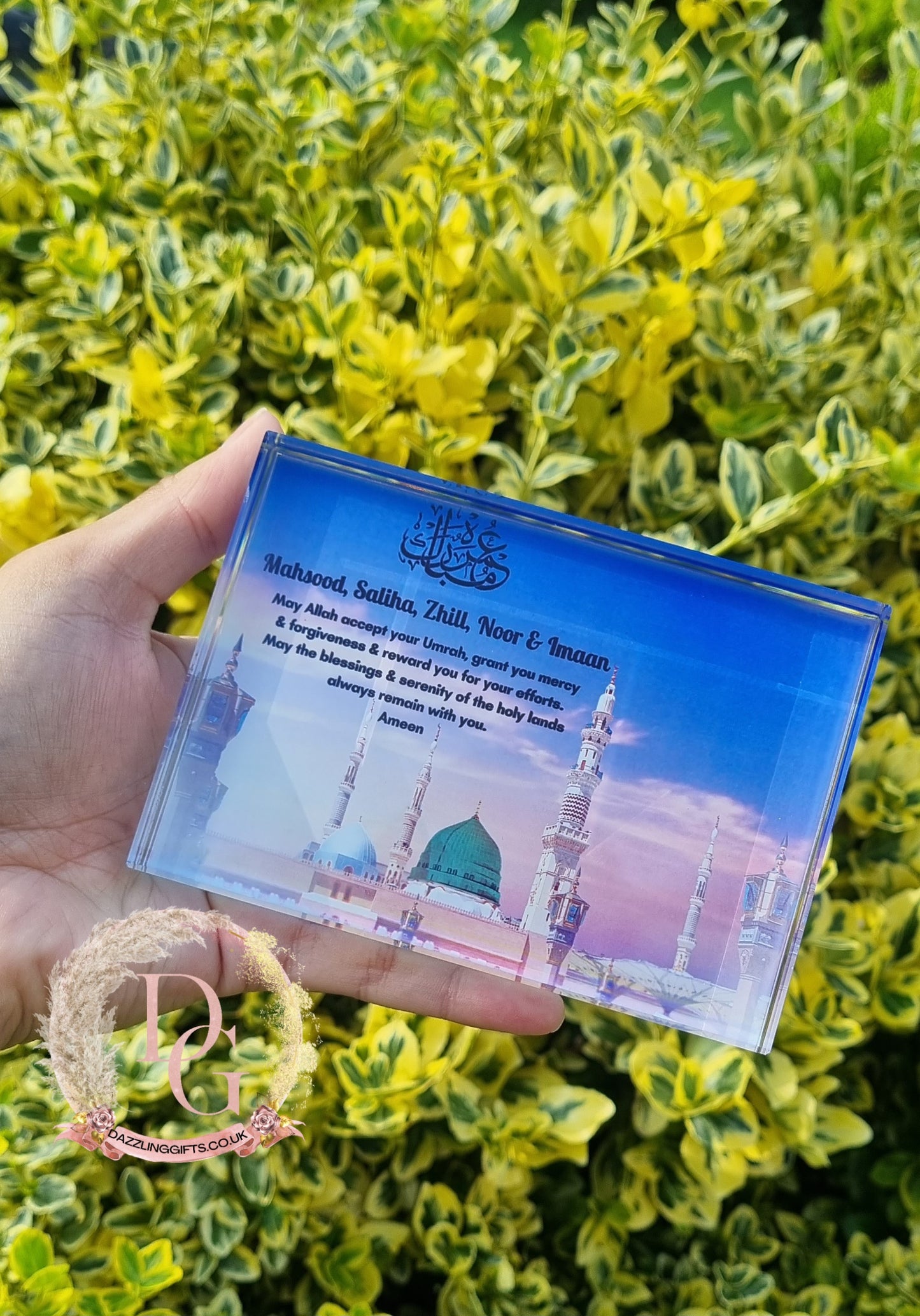 Personalised Crystal Block