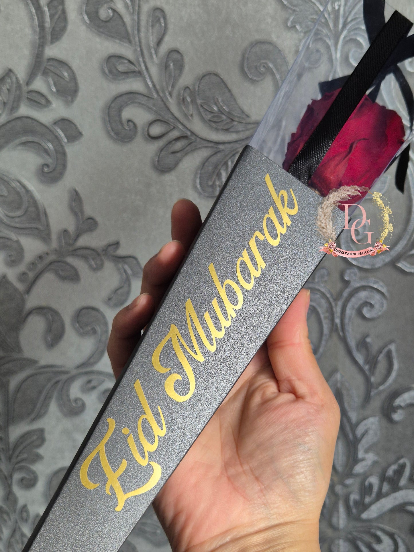 Personalised Preserved Rose Eid Gift
