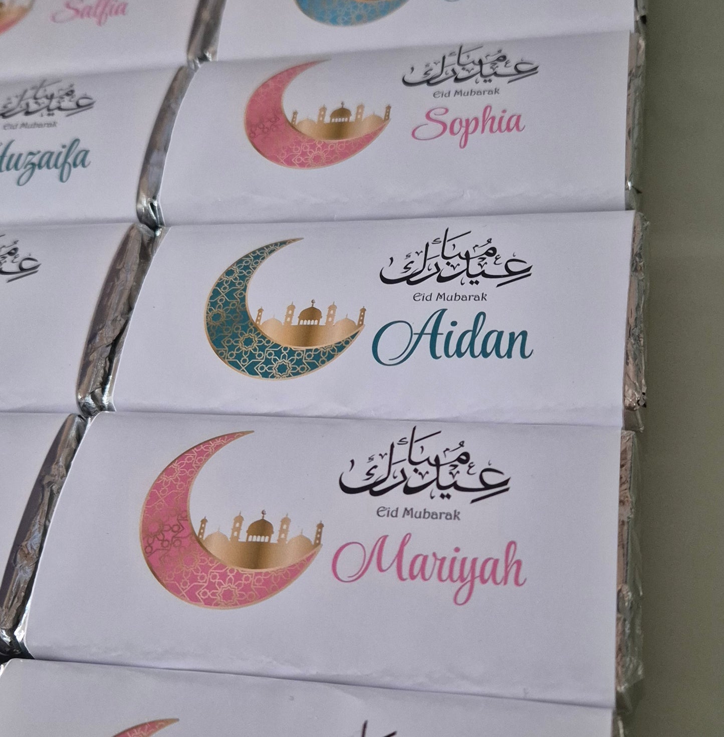 PERSONALISED NAME EID MUBARAK MINI CHOCOLATE