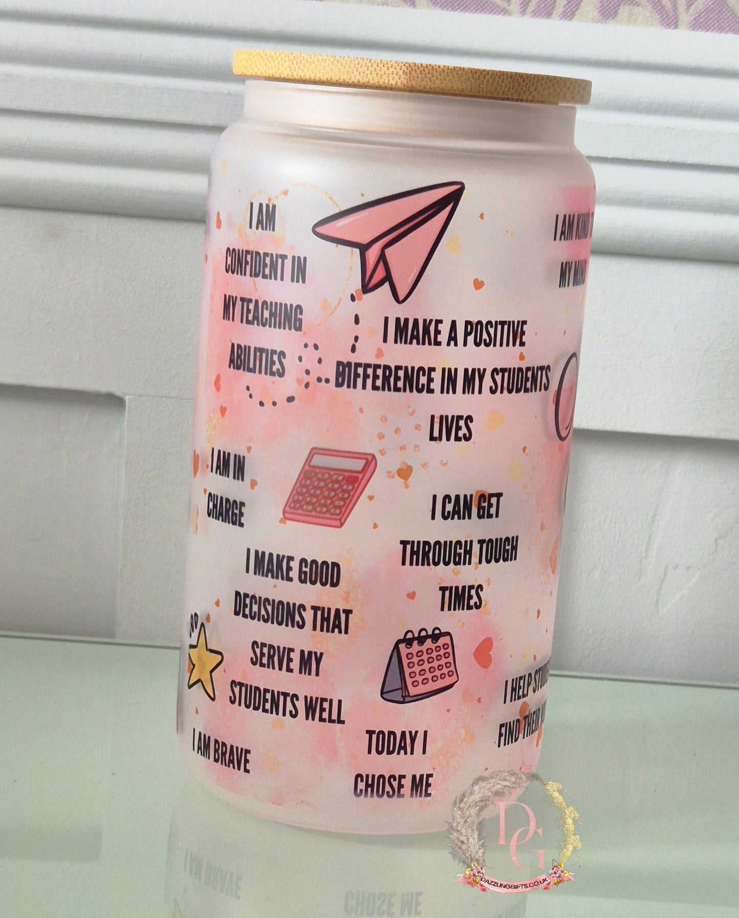 Teacher/LSA Glass Jar
