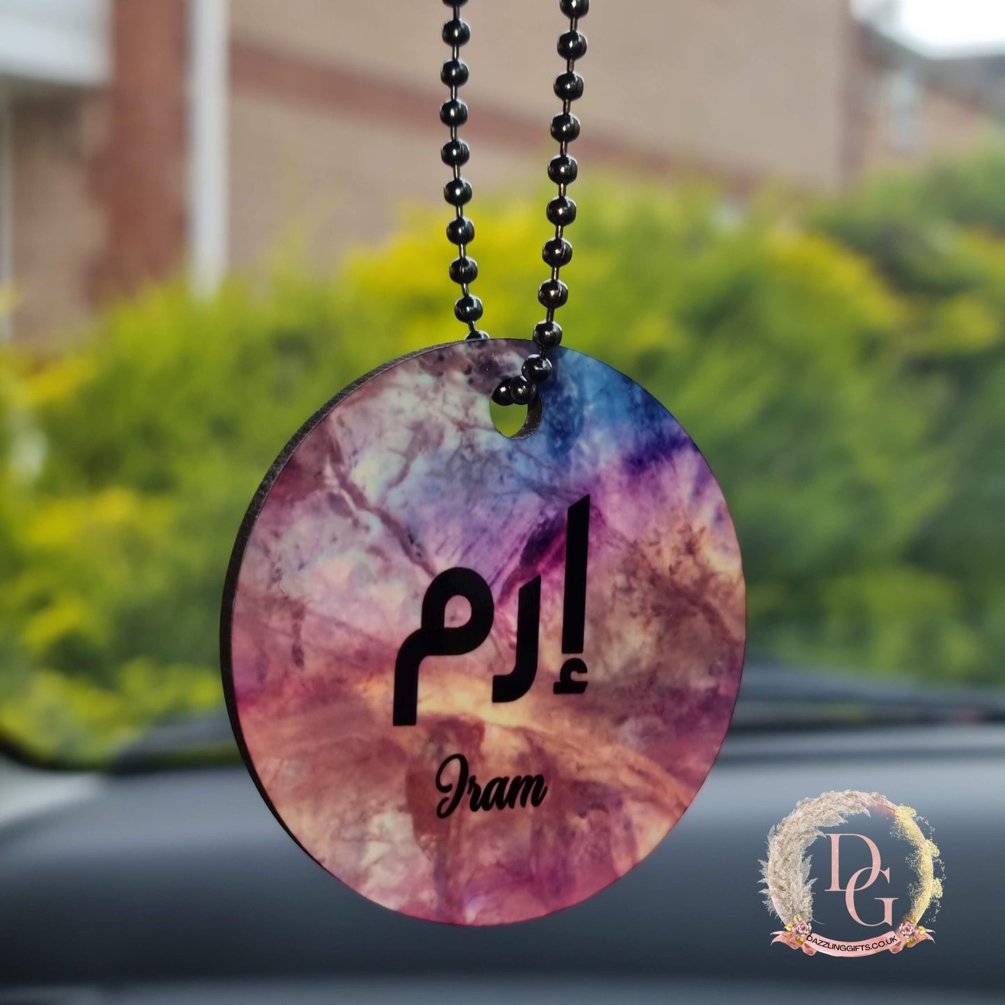 Female Car Charm Double Sided