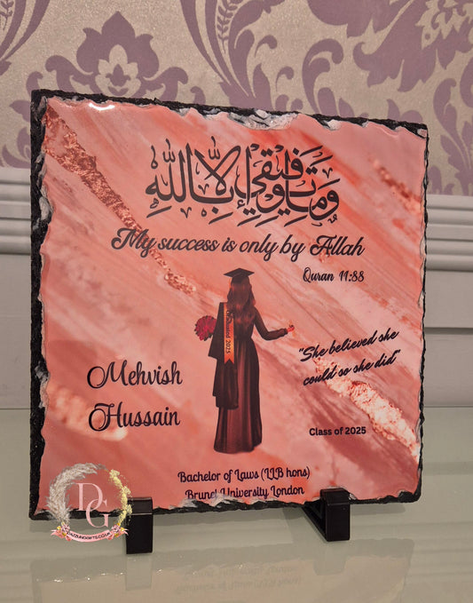 Graduation Woman Illustrated