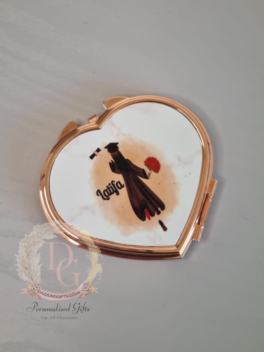 Compact Rose Gold Mirror