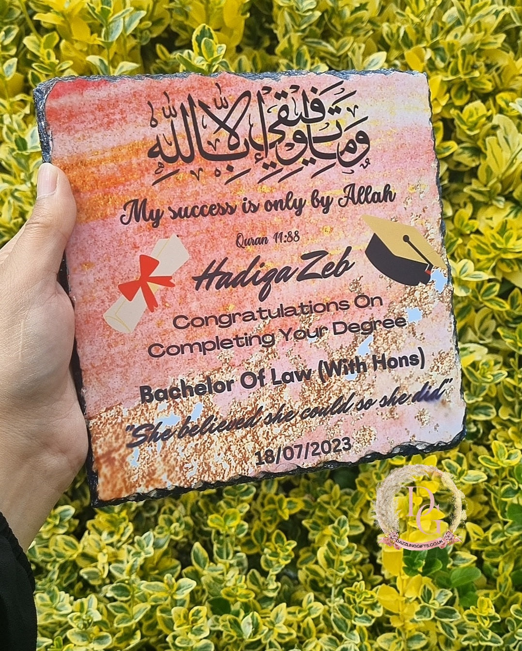 Graduation Slate/Hifz/Quran completion