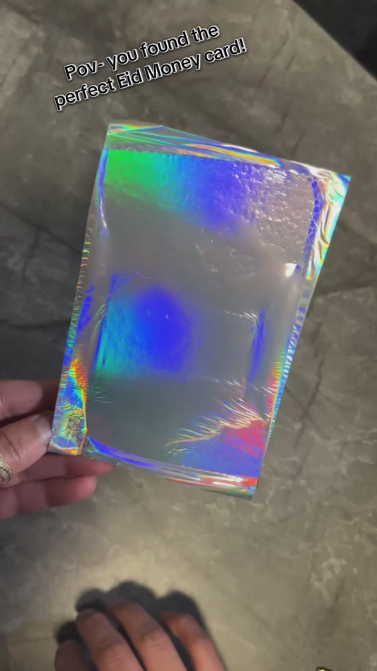 Luxury Personalised Eid Mubarak Money & Treat Cards