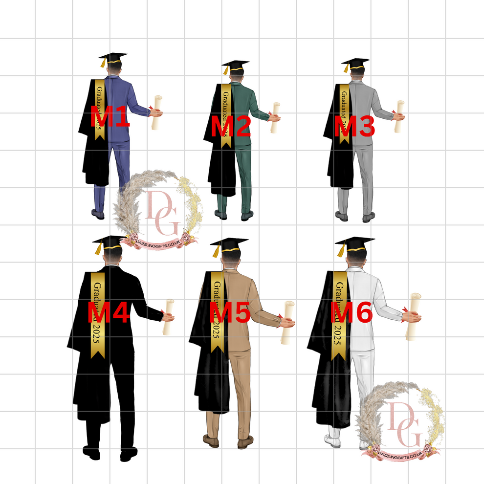 Graduation Glass Photo Panel with LED Wireless Base