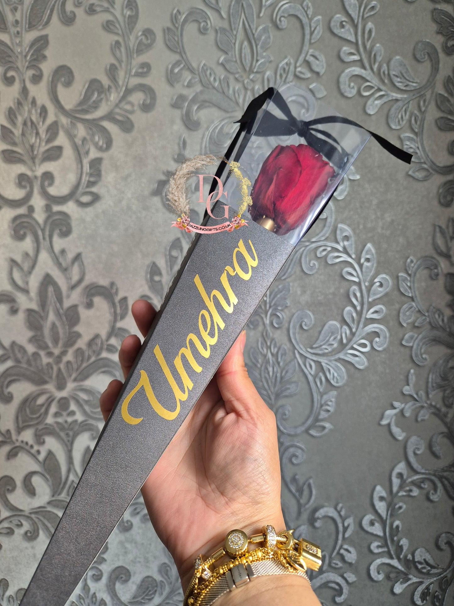 Personalised Preserved Rose Eid Gift