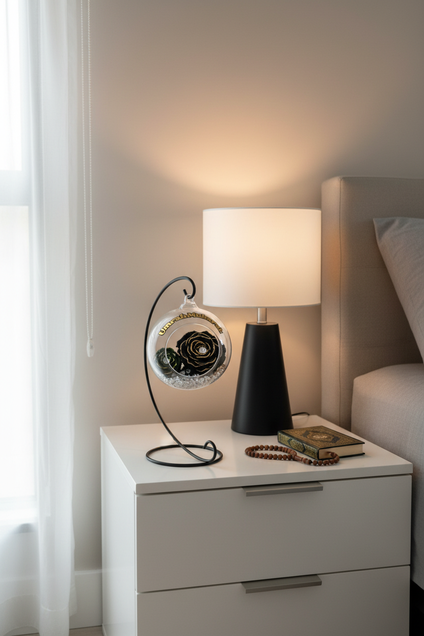 Umrah terrarium bedside correct stand